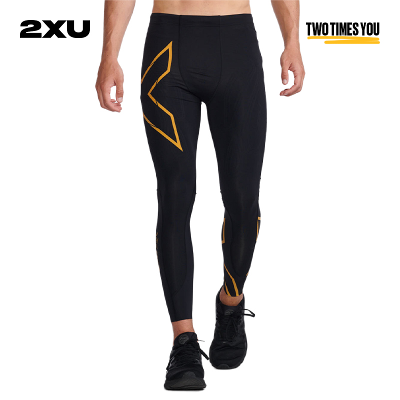 2XU Light Speed系列男士高度压缩长裤 MCS紧身裤专业速干跑步