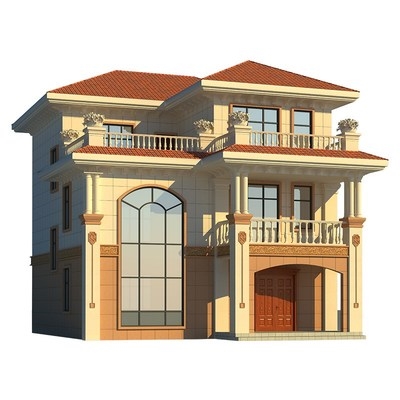 新款别墅设计图纸自建房三层图片