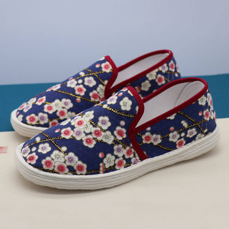 纯手工千层女老北京民族风汉服鞋复古百搭僧鞋春夏布单鞋布鞋 原价398