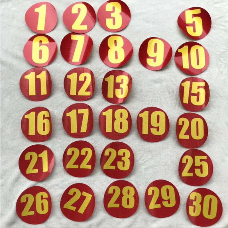 不干胶数字贴车贴车序列j站位贴车牌贴站位贴排位贴站距贴车序列