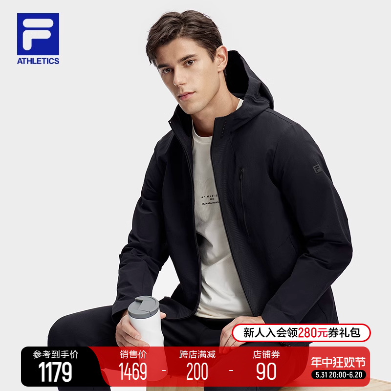 FILA 斐乐官方男士梭织外套20