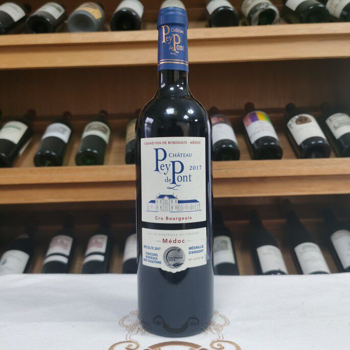 贝桥城堡小乔pp干红葡萄酒中级庄 法国原瓶进口 pey de pont 2017