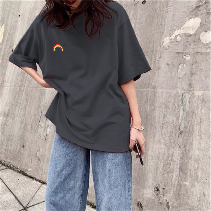 2021年夏季新款薄爆款设计感小众别致上衣服白色宽松短袖t恤女装|ruв категории движение/йога/фитнес/фанаты товаров, йога, йога одежда - от Buy2taobao.com для оказания профессиональной услуги покупки агента Taobao