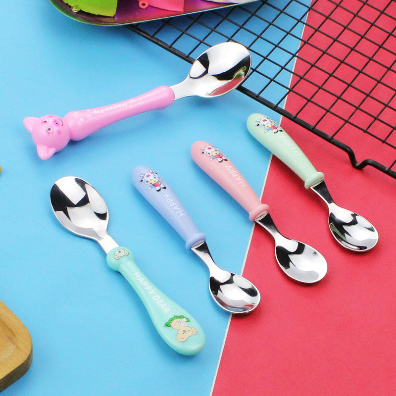 一折勺子儿童单个小孩