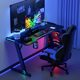 Joyworker电竞游戏桌椅电脑办公桌家用书桌现代简约炫彩灯带