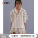 MARCHEN 24夏季新款格纹日记POLO衬衫外套女士  IINCBOUTIQUE