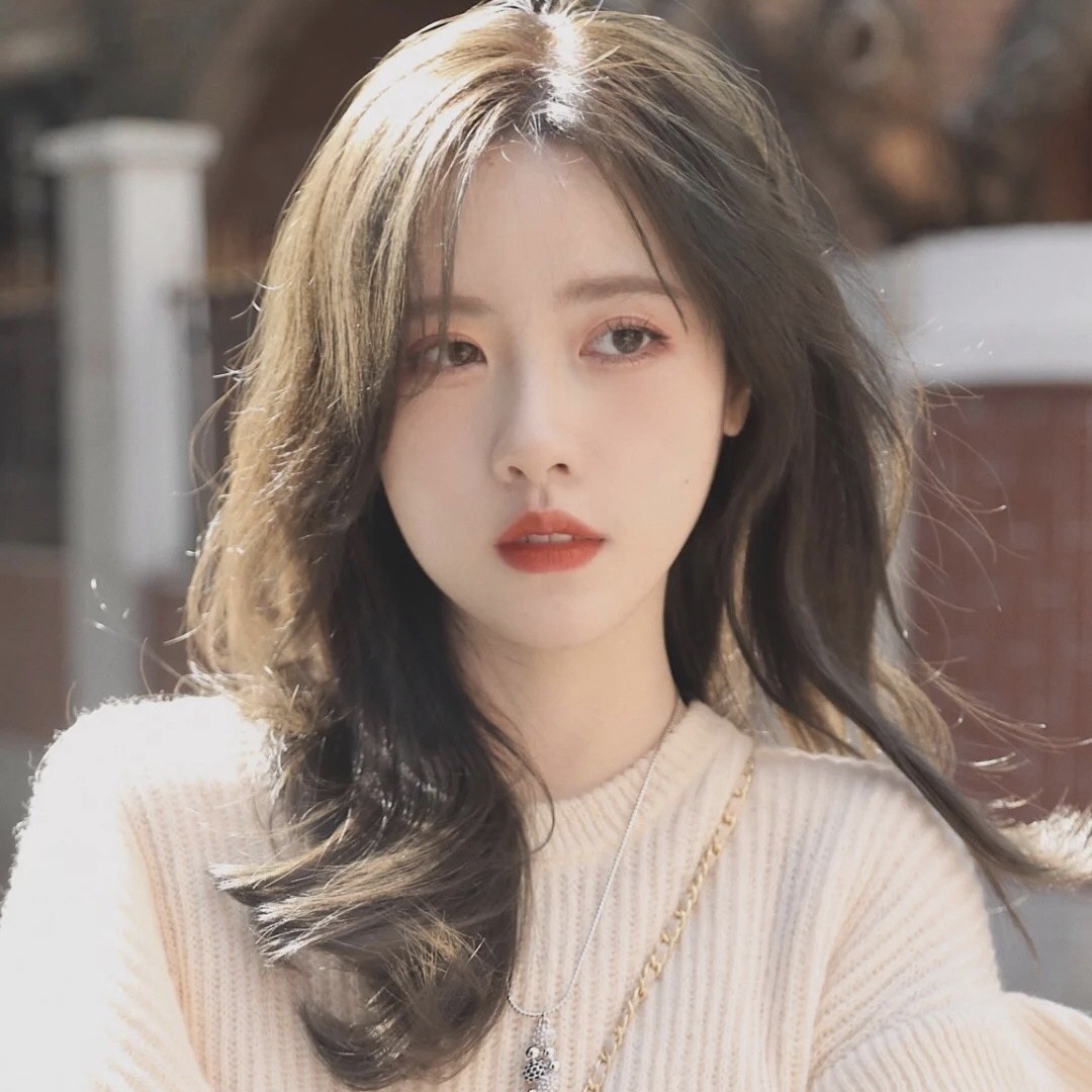 假发女中长发中分微卷隐形无痕韩式发型锁骨短发自然圆脸全头套