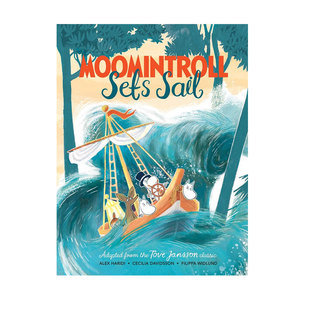 英文原版绘本 Moomintroll Sets Sail 姆明扬帆 安徒生儿童文学奖得主Tove Jansson 姆咪谷故事集 芬兰著名童话小说绘本图画