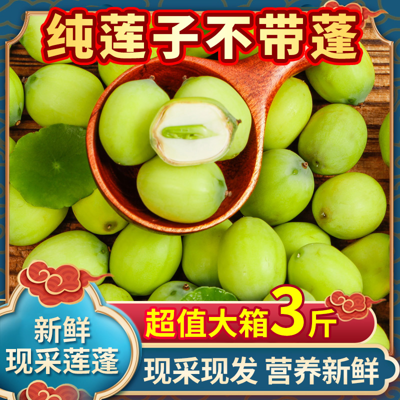 莲子新鲜不带蓬现摘现发野生当季时令水果 莲蓬生吃甜嫩莲子米在类目 水产肉类/新鲜蔬果/熟食, 新鲜蔬菜/蔬菜制品, 新鲜蔬菜, 新鲜莲蓬中 - 来自Buy2taobao.com提供专业的淘宝代购服务