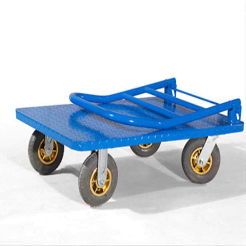 平板车推货车铁手推车静音四轮小推车k搬运车拖车搬运车拉货车