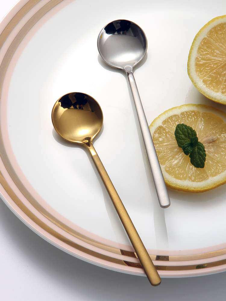 咖啡勺子不锈钢小个性 迷你_咖啡匙不锈钢小勺子 迷你金色欧式小咖啡