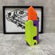 3D重力小刀萝卜刀解压推牌小玩具3D打印重力小刀小萝卜刀变形小刀
