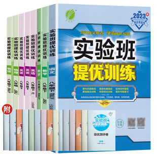 实验班提优训练八年级下册数学8年级下学期语文数学英语物理历史人教版苏科版外研版全套初中专项训练同步练习册必刷初二8下cy