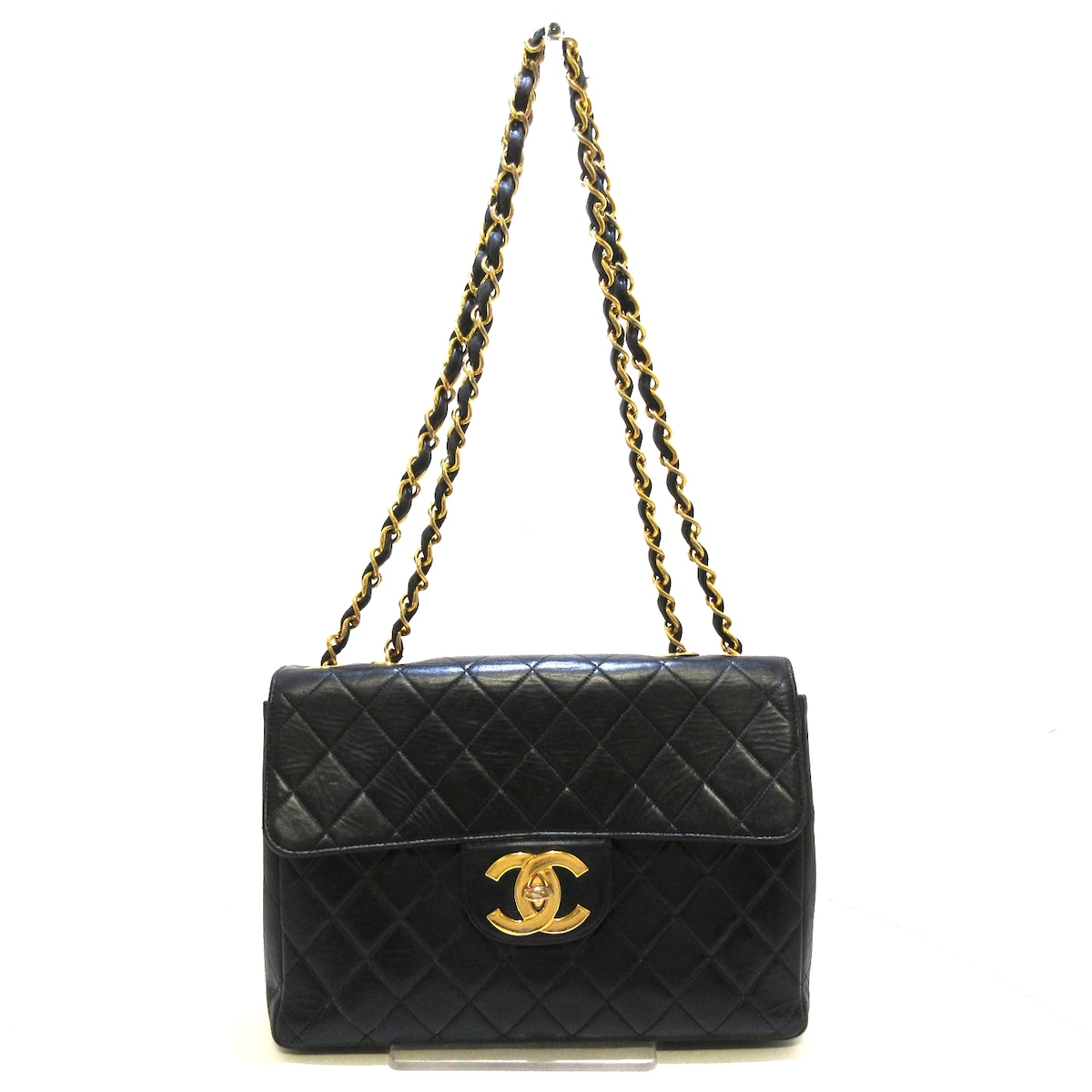 中古chanel香奈儿85新matelasse大号菱格纹链条单肩包-36046901