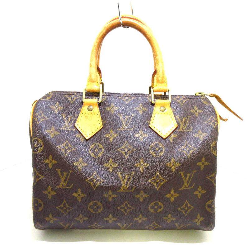 中古lv路易威登85新speedy25手提包经典老花印花女包brandear