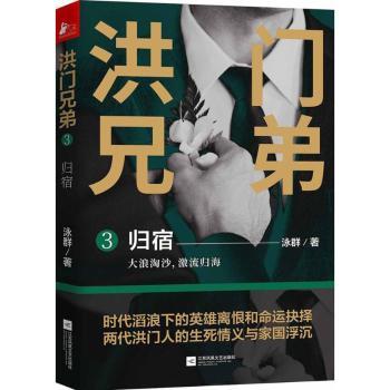 正版 洪门兄弟：3：归宿 泳群著 江苏凤凰文艺出版社 9787559408952 可开票