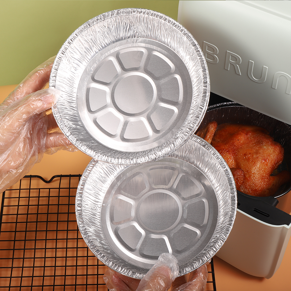 空气炸锅专用锡纸盘 家用烘焙烤箱烧