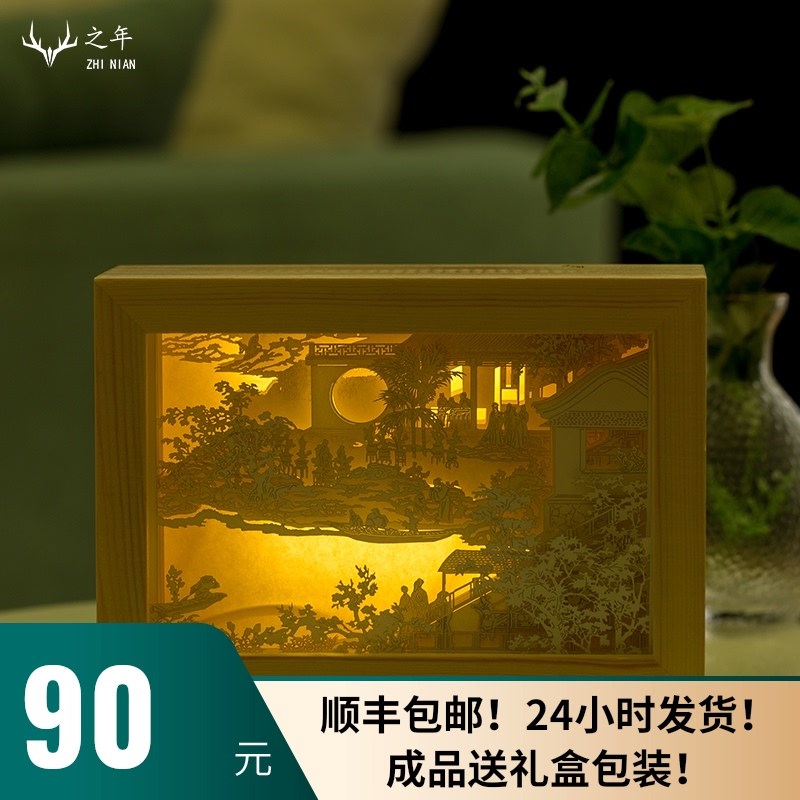 .Forbidden City Winchance Antiquity Light Paper carving originality birthday gift diy manual Material package gift customizedin the Festive supplies/Gift , Cultural and creative products , 文化创意纸雕灯 category - from Buy2taobao.com to provide professional Taobao agent buy service