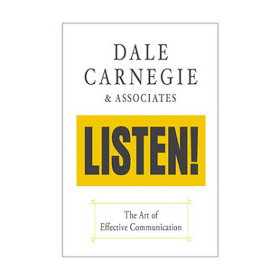 英文原版 Listen 听 有效沟通的艺术 人性的弱点作者戴尔·卡耐基Dale Carnegie英文版 进口英语原版书籍