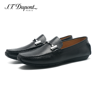 S.T. Dupont/都彭男士豆豆鞋真皮高端一脚蹬休闲皮鞋春E25110839