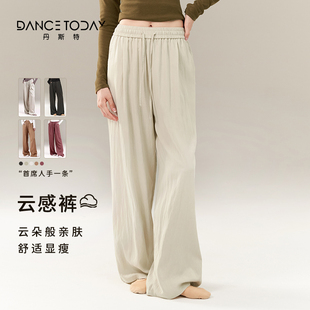 dancetoday现代舞直筒舞蹈裤中国古典舞飘逸阔腿裤女夏季形体服