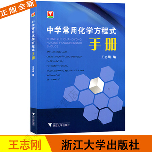 正版 浙大优学中学常用化学方程式手册王志纲编著中学化学课教学参考资料教程教材工具书 名校课堂 浙江大学出版社