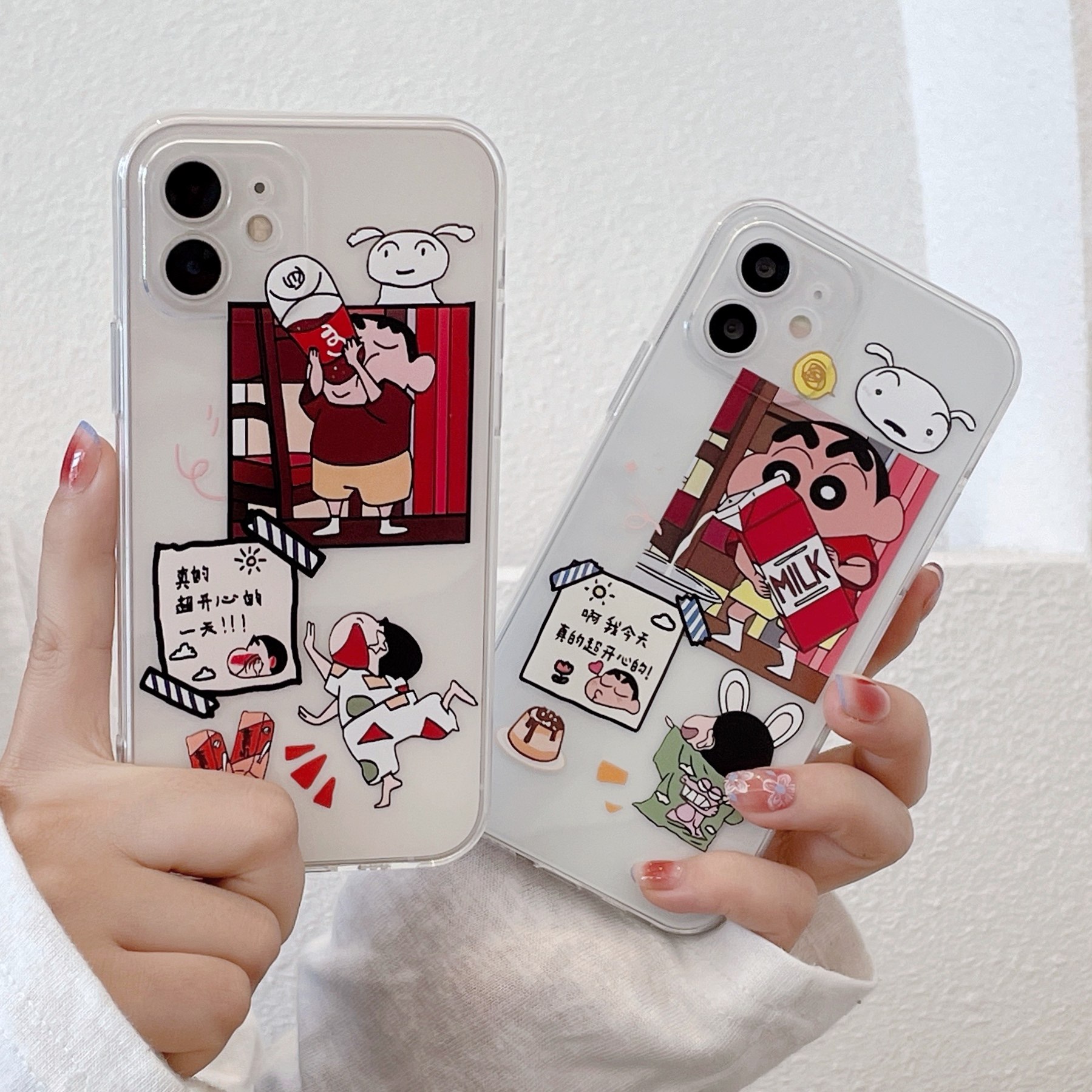 手机壳iphone12pro硅胶小米11透明xr软8xs/p40pro可爱女6splus防摔壳