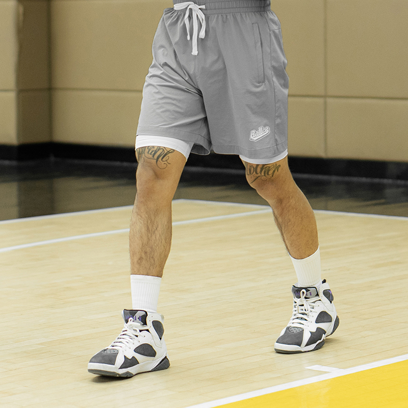 ballce篮球训练短裤男夏季宽松透气美式潮流五分裤薄款运动球裤