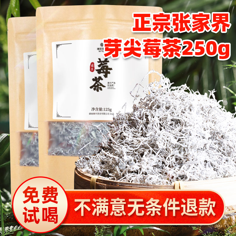 张家界芽尖莓茶湖南湘西牙尖永顺土家