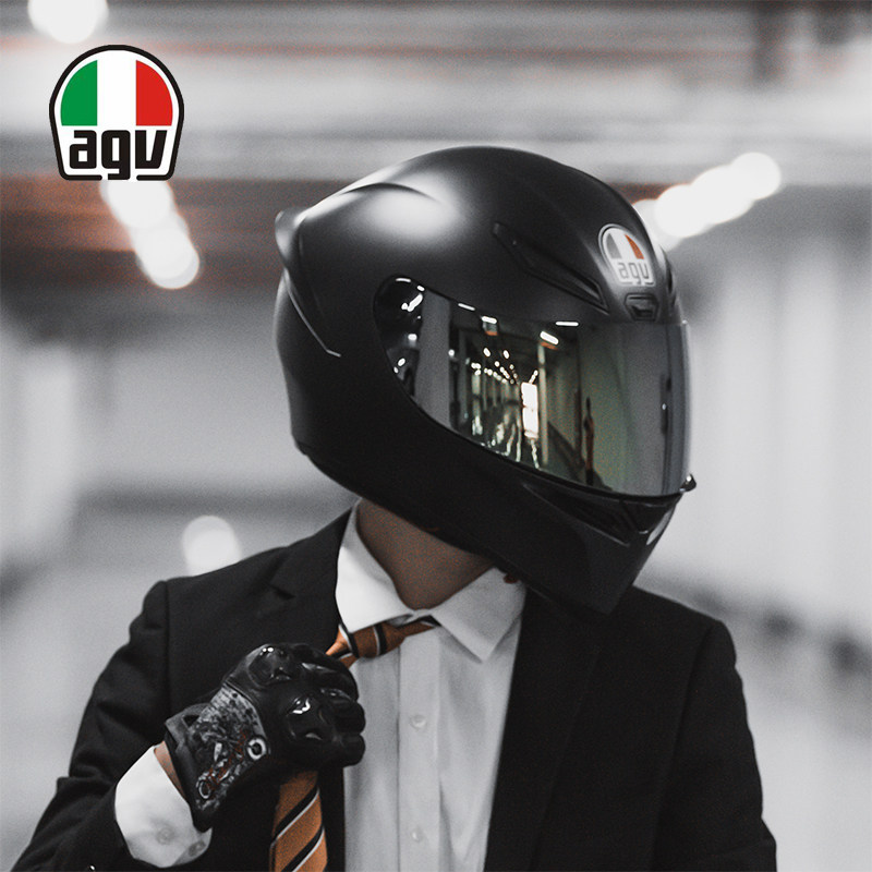 agv头盔男