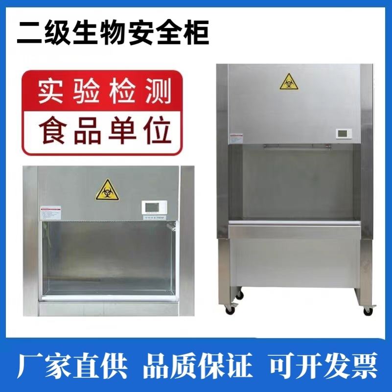 实验室单二级生物安全柜全钢双人半排全排BHC1000-A2屠宰场洁净柜