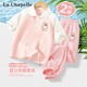 拉夏贝尔女童夏装套装2024新款洋气时髦polo短袖女孩夏季儿童衣服