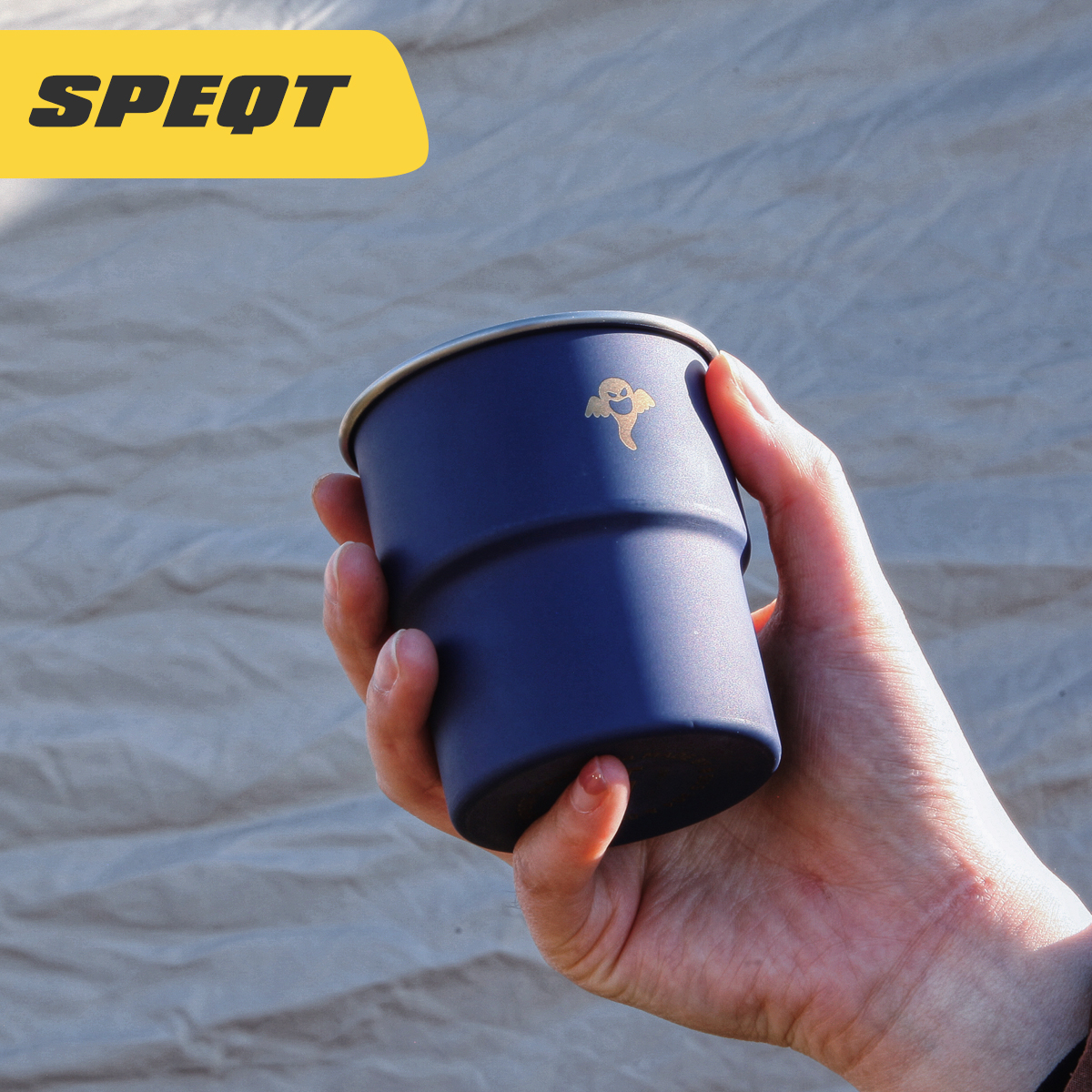 澳洲SPEQT 不锈钢户外便携咖啡杯啤酒茶水杯随手多色露营叠放台阶