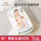 英氏婴儿洗澡盆游泳桶家用宝宝新生幼童浴盆可折叠小孩大号0-6岁