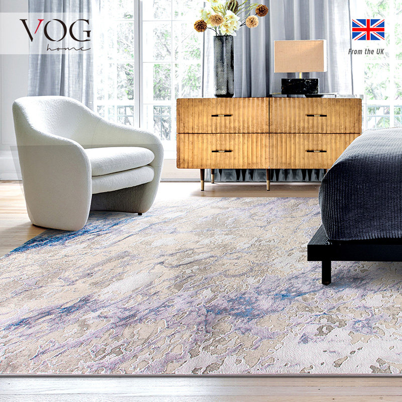 voghome英国设计师原创极简轻奢艺术客厅卧室地毯独家限量孤品
