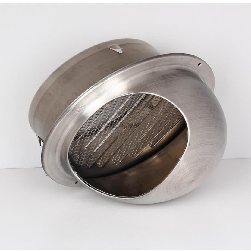 304不锈钢出风口透气帽油烟x机管排烟口换气扇外墙防雨罩通风口盖