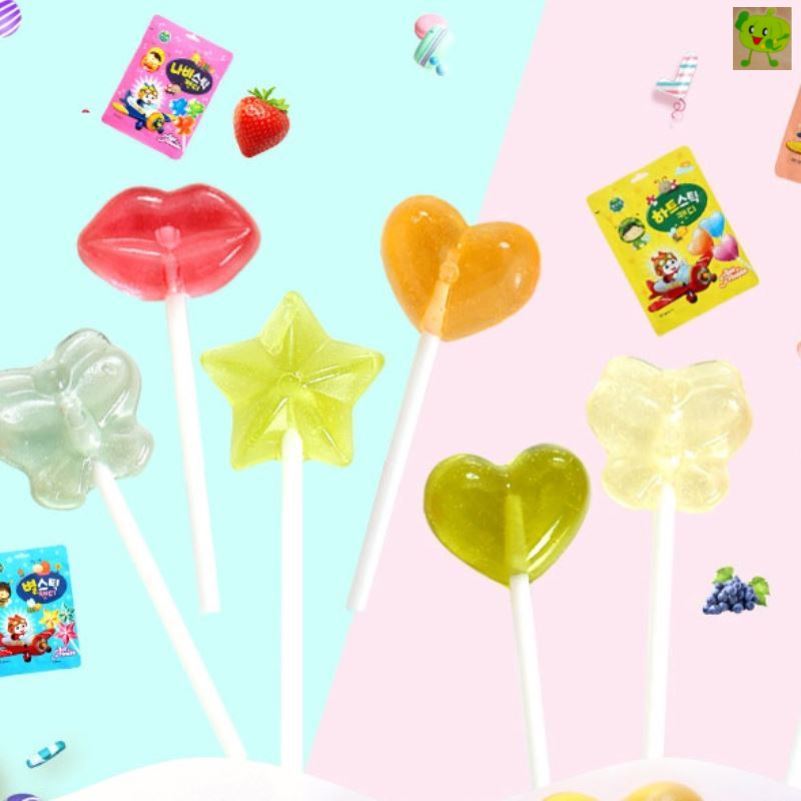 唐人街探案kiko同款棒棒糖 唐探3爱心棒糖韩国进口心形什锦水果糖