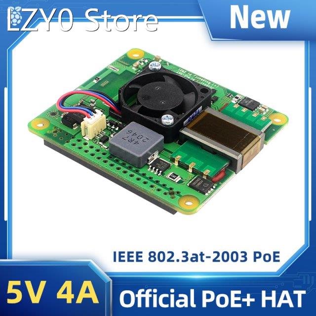 Original Raspberry Pi PoE+ HAT 802.3AF AT Standard with?2.2