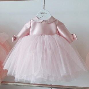 一周岁女宝宝礼服公主裙女童生日宴会花童婚礼小女孩儿童抓周夏季