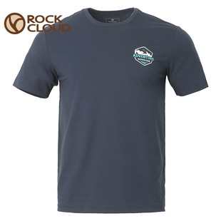 岩云rockcloud夏季T恤新款户外运动防晒亲肤凉感冰氧吧男短袖T恤