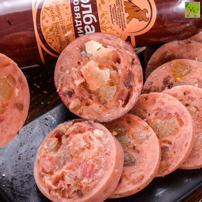 (今日10折)俄罗斯风味香肠牛肉牛筋肠哈克斯纯俄式大肉即食火腿肠特产