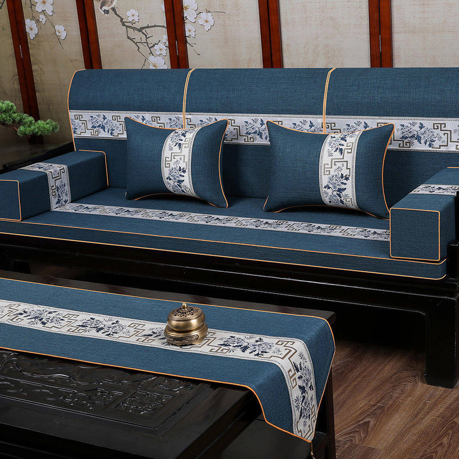 红木沙发坐垫新中式沙发垫家具实木椅子座垫罗汉床套罩海绵垫