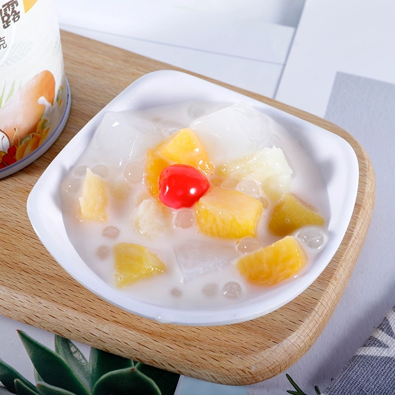 良品小铺酸奶西米露水果罐头整箱新鲜黄桃即食菠萝水果捞健康零食