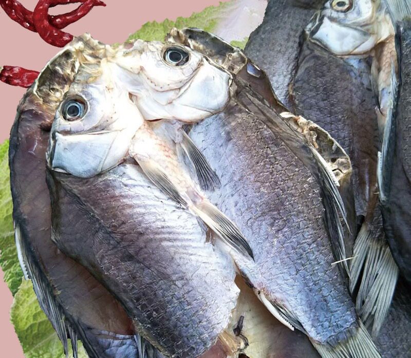 湖北洪湖特产阳干风干鲫鱼农家晾晒水产淡水鱼干干货非烟熏500克