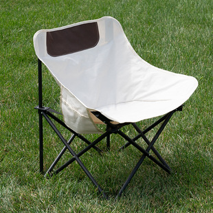 野餐户外露营靠背月亮椅子可折叠懒人椅小凳子马扎写生椅钓鱼