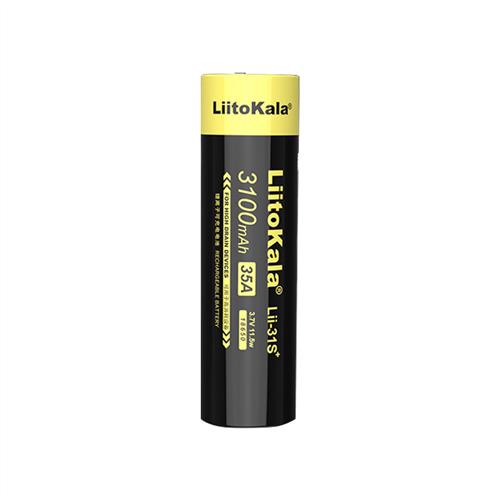 Lii-31S18650锂电池3.7V4.2V动力型高容量强光手电风扇工具头灯