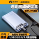 硬盘盒透明sata串口ssd固态机械通用笔记本usb3.0外壳盒子移动硬盘盒2.5寸外接usb3.0笔记本typec机械SATA