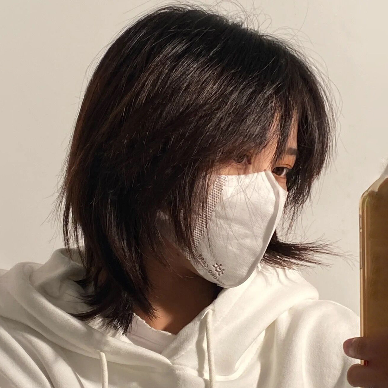 新品优惠券5元狼尾短发女假发套网红逼真男士鲻鱼头