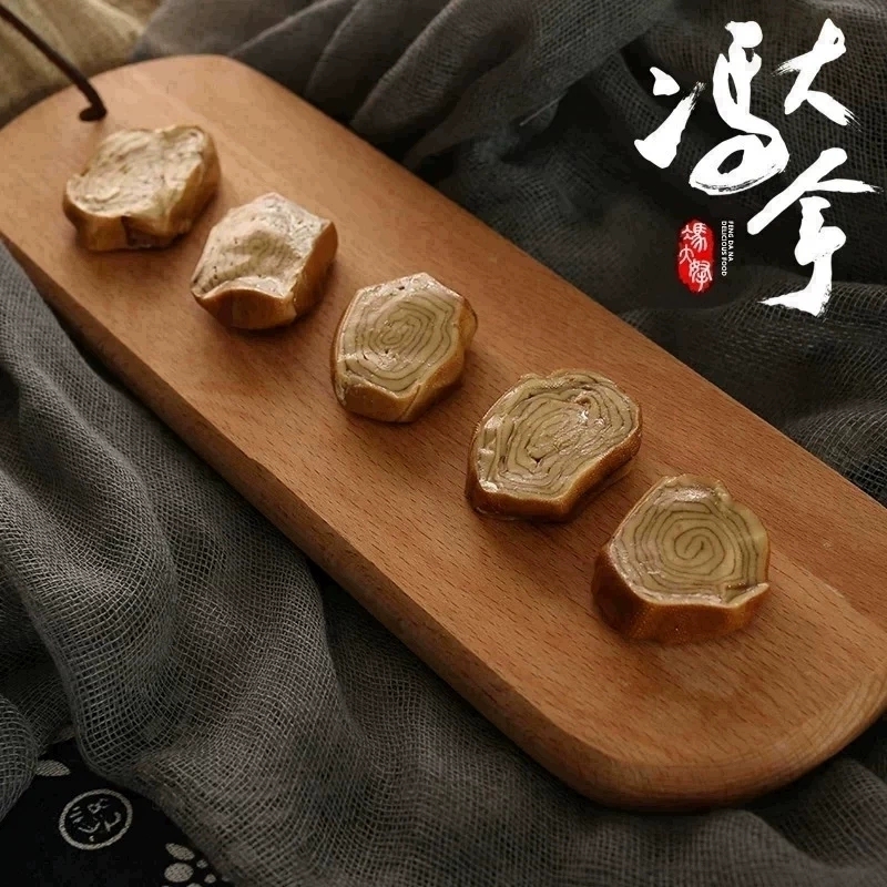 冯大拿东北特产锦州豆制品素食熏制豆腐干香干素鸡零食268g素卷