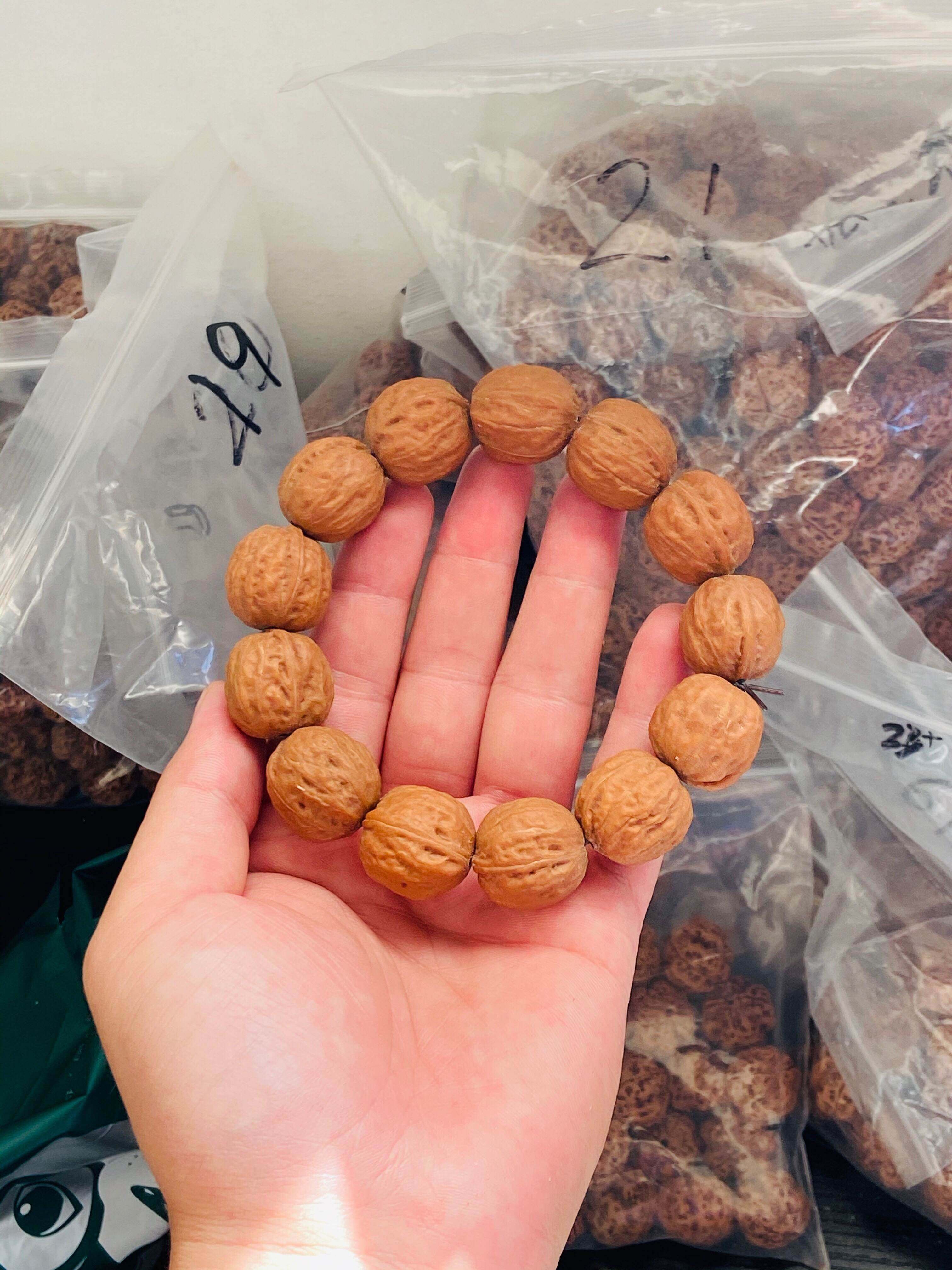 天猫￥88折后价￥33野生核桃 文玩小山核桃手持 手串男女佛手链珠